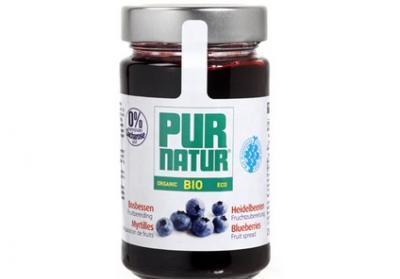 Džem borůvkový PUR NATUR BIO 250g